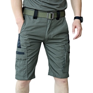 Pantalon cargo court droit pour homme, vêtements formels tendance, vente en gros, qualité OEM, export, tissu Oxford 100% coton, multi-poches - Product Image 6