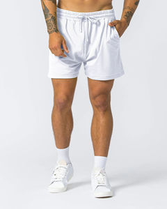 Hot Selling <b>Men</b>’s <b>White</b> Mesh <b>Shorts</b> Breathable Casual Athletic <b>Short</b> Pants Drawstring Waist With Side PocketWholesale <b>Mens</b> - Product Image 1
