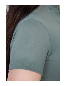 Tissu respirant et absorbant la transpiration en nylon, polyester et élasthanne Horsekraft de qualité supérieure pour vêtements d'équitation à manches courtes - Product Image 4