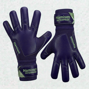 High Quality Best Soccer Goalkeeper Gloves PU Material Breathable Design Comfortable Customize Logo OEM Sports Gloves Wholesale - Product Image 5