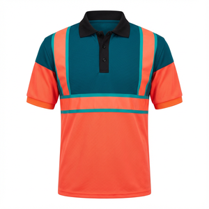เสื้อเชิ้ตยูนิฟอร์มรักษาความปลอดภัยสีพื้นคุณภาพสูง ระบายอากาศได้ดี เสื้อทำงานแขนสั้นสำหรับผู้ชาย ใส่ได้ทุกฤดู เสื้อผ้าสำหรับเจ้าหน้าที่รักษาความปลอดภัย - Product Image 4