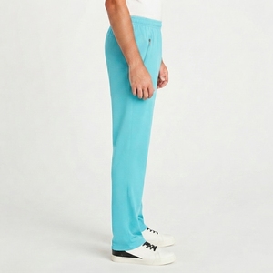 Custom Men's Sports <b>Track</b> <b>Trousers</b> Lightweight Active Pants with Elastic Waist and Zipper Pockets for Training Fitness - Product Image 3