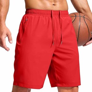 Pantalones cortos deportivos para hombre, para entrenamiento y running, con cordón ajustable y bolsillos con cremallera. - Product Image 6