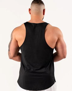 Camisetas sin Mangas Personalizadas de Alta Calidad para Hombre, Mezcla de Poliéster/Algodón, Transpirables, Cómodas, de Color Sólido, Estilo Urbano, 180g - Product Image 3