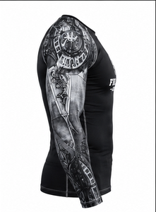 <b>Boxing</b> MMA T-<b>shirt</b>+Pant Sportsuit Men Rashguard Jiu Jitsu T-<b>Shirt</b> Muay Thai Shorts Bjj Kickboxing Compression Figtwear Set - Product Image 4