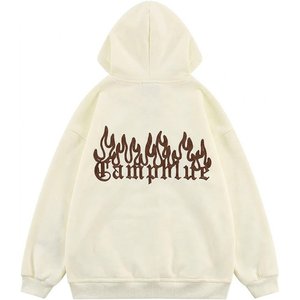 เสื้อฮู้ดผ้าฟลีซคอตตอน 100% สไตล์สตรีทแวร์ลำลองสำหรับฤดูหนาว แบบมีกระเป๋า แห้งเร็ว ผลิตตามสั่ง ขายส่งยอดนิยมสำหรับทุกเพศ - Product Image 3