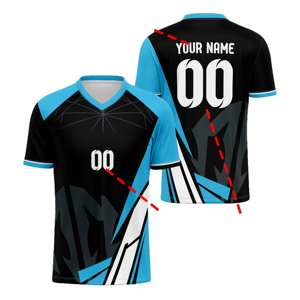 เสื้อฟุตบอลแขนสั้นพิมพ์ลายดิจิตอลตามสั่ง เนื้อผ้าตาข่ายระบายอากาศสำหรับผู้ชาย ขายส่ง ชุดกีฬาฝึกซ้อมทีม แห้งเร็ว - Product Image 1