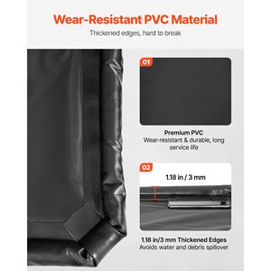 Tappetino Antiscivolo in PVC per Garage 2,37 m x 4,88 m, Resistente e Impermeabile con Tergivetro per Pulizia, Ideale per Contenimento Polvere e Liquidi sui Tappeti Auto - Product Image 4