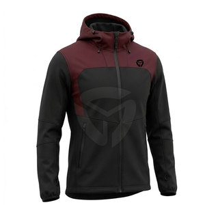 Veste d'hiver softshell pour homme, vêtement d'extérieur léger et performant avec col à capuche pour les activités de plein air et les occasions décontractées - Product Image 4