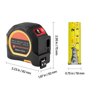 Misuratore Laser Industriale Ricaricabile 2-in-1 con Metro a Nastro Magnetico da 135Ft e 16Ft, 4 Modalità e Opzioni di Lunghezza - Product Image 5