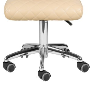 Silla de Salón Portátil de Cuero/Metal/Madera/Cuero Sintético, Ajustable, Plegable, Duradera, Moderna, Tradicional, Color Personalizado - Product Image 1