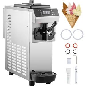 Macchina per Gelato morbido da 1200W macchina per il Pre-raffreddamento del Gelato a LED per pannello intelligente Yogurt - Product Image 1