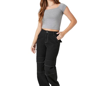 Débardeurs et T-shirts Courts d'Été pour Femmes Tendance Actuelle Coupe Classique 100% Coton Protection UV Respirant Écologique Logo Personnalisé - Product Image 2