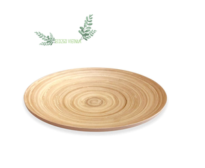Top One Product Eco-friendly Spun Bamboo <b>Plate</b> - Bamboo Dinner <b>Plates</b> Custom Size Logo Reusable From Eco2go Vietnam - Product Image 6