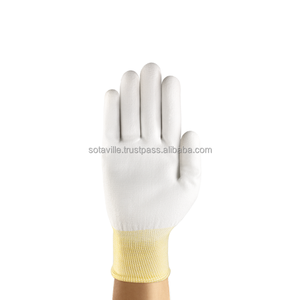 Guantes de Seguridad SOTAVILLE con Recubrimiento de PU, Alta Resistencia al Desgarro, Abrasión y Cortes, Color Blanco, de Vietnam, Más Vendidos - Product Image 6