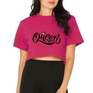 เสื้อครอปฟิตเนสผู้หญิงระบายอากาศได้ดีเสื้อออกกำลังกายคอกลมแขนสั้นเข้ารูปสไตล์น่ารัก - Product Image 1