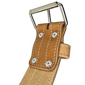 Gym Fitness <b>Training</b> <b>Weight</b> Lifting Cowhide Leather Non-Slip Breathable Advanced Protection Custom Design Adjustable Elasticity - Product Image 5