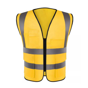 Chaleco de Seguridad Rosa Personalizado OEM/ODM con Tiras Reflectantes y Múltiples Bolsillos, con Opción de Logotipo y Diseño Personalizados - Product Image 3