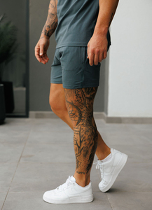 Shorts Casuales para Hombre al por Mayor, 100% Algodón, Ecológicos, Transpirables, de Secado Rápido, Personalizables con Bolsillos, Diseño Liso - Product Image 2