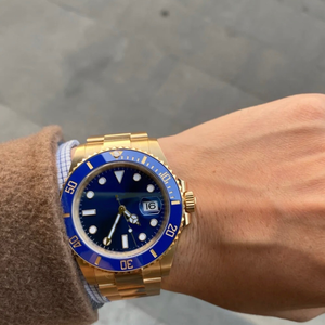 สายนาฬิกาทองคุณภาพสูง 904L ขนาด 41 มม. นาฬิกาจักรกล 3235 กระจกแซฟไฟร์ ออโตเมติก กันน้ำ 300 ม. นาฬิกาดำน้ำสำหรับผู้ชาย - Product Image 2