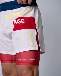 กางเกงชกมวย MMA แบบ 2-in-1 พิมพ์ลายดิจิตอลตามสั่ง พร้อมซับในรัดรูป น้ำหนักเบา ระบายอากาศได้ดี สำหรับผู้ชาย - Product Image 4