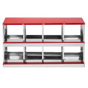 Nido per Galline a 8 Scomparti Estraibile con Cesto e Cassetta Porta Uova - Novità - Product Image 1