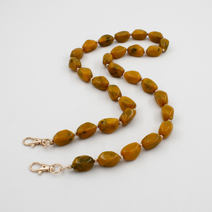 Beaded Gemstone Imitation Decorative <b>Bag</b> Chain Purse Resin Chains Handle <b>Strap</b> Acrylic <b>Replacement</b> <b>Strap</b> for Handbag - Product Image 1
