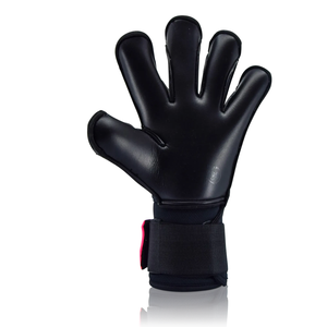 Professional Football Goalkeeper Gloves With Pink And Black Design Full Finger Protection Hook And Loop Closure for Child - Product Image 3