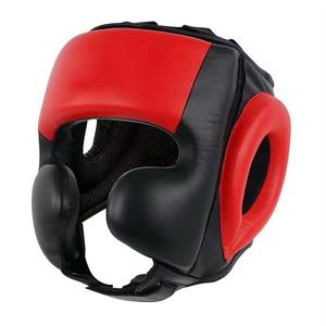 High Quality Protective PU Leather <b>Head</b> Guard for Boxing Muay Thai & MMA Training Durable Sparring Helmet - Product Image 5