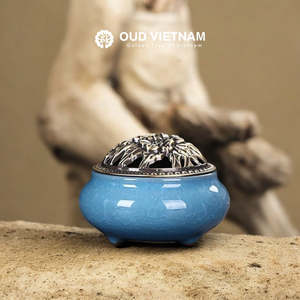 ชุดอุปกรณ์เตาเผาธูปถ่านพรีเมียมสำหรับบ้านและวัด รุ่นฤดูใบไม้ร่วง - Product Image 4