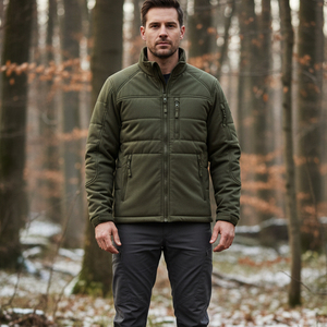 Professional <b>Camo</b> Hunting <b>Jacket</b> Multiple Pockets Cargo Style Water Resistant Breathable Silent Motion Technology Wear - Product Image 6