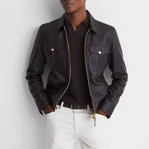 T-shirt en tricot personnalisé avec logo, nouvelle tendance, vêtements de mode, pull en coton tricoté uni pour homme, idéal pour l'été - Product Image 6