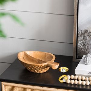 Bol décoratif avec poignée, design confortable pour la maison - Product Image 5