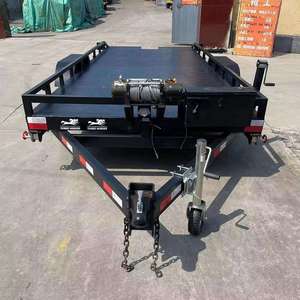 Remolque Volquete de Plataforma Plana 7x14, Remolque Volquete de Plataforma Plana 6x12/6x14/7x12/7x14/5'x10/5x7/5x8/6x10/7x16, Remolque Volquete 7x12, Remolque Volquete 7x14 para Tractor - Product Image 4