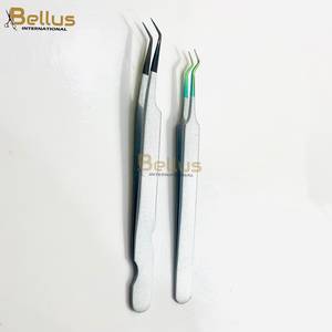 Pinzas Extractoras de Puntos Negros de Acero Inoxidable de Alta Precisión y Durabilidad con Punta Suave para Cejas y Pestañas, Herramienta Curva para el Cuidado Facial - Product Image 4