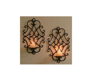 NOUVEAU STYLE EN MÉTAL FAIT MAIN APPLIQUES murales - Product Image 1