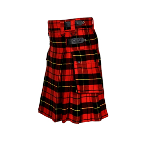 Auténtico kilt escocés para hombre, ropa hereditaria, diseño de tartán de lana, estilo artesanal, cintura ajustable para ceremonias y uso casual. - Product Image 2