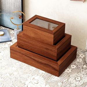 Caja de Joyería de Madera Hecha a Mano, Organizador de Almacenamiento de Recuerdos con Diseño Celta Grabado, Caja de Joyería de Madera - Product Image 4