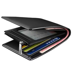 Cartera Corta Abierta de Cuero Genuino para Hombre, Nueva Moda 2026, Impermeable, Venta Directa de Fábrica, Venta al Por Mayor - Product Image 6