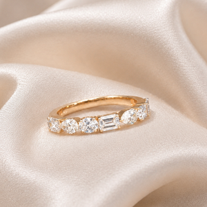 แหวนเพชรแล็บทรงแฟนซีทองคำขาว 14K |   แหวนแต่งงานเพชรเลี้ยงในห้องปฏิบัติการ 1.62 กะรัตสำหรับผู้หญิง |   คอลเลกชันเครื่องประดับหรูหรา - Product Image 3