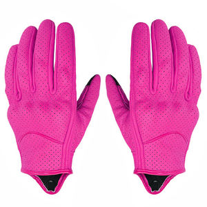 Gants de moto en cuir à écran tactile pour l'hiver, gants de course de motocross coupe-vent et respirants à doigts complets pour la conduite en gros - Product Image 2