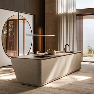 Meubles de cuisine européens personnalisés JY Project, armoires de rangement modulaires RTA, meubles de cuisine autoportants, ensemble complet, usine du Vietnam - Product Image 4