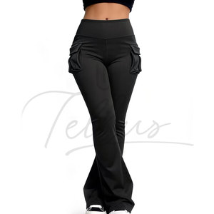 Leggings de Yoga para Mujer, Cintura Alta Elástica, Spandex/Poliéster, Ligeros, Estampados, Largos, Opciones de Logotipo Personalizado, Venta al Por Mayor - Product Image 2