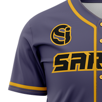 Uniformes de Béisbol Cómodos y a la Moda de Manga Corta 100% Poliéster en Diferentes Colores Uniforme de Béisbol para Hombre