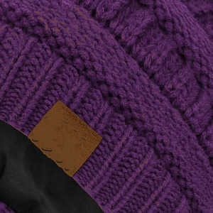 Unisex <b>Beanie</b> Hat 100% Acrylic Solid Color Soft Comfortable Knitted Breathable <b>Waterproof</b> Adjustable Warm - Product Image 2