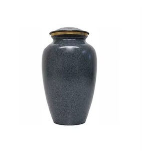 Genuine Quality Funeral Supply Adult Metal Cremation <b>Urns</b> Wholesale Supplier New Design Handmade Aluminium Metal <b>Urns</b> Exporter - Product Image 2