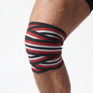 Bandes de genou élastiques réglables pour la force athlétique, bandages de soutien professionnels pour l'haltérophilie, bandes de genou pour pompes, unisexe - Product Image 3