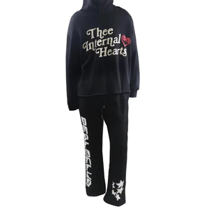 Sweat-shirt à capuche tendance de style américain, imprimé lettres, pour hommes et femmes, vente rapide - Product Image 4