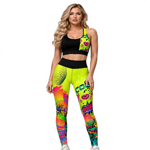 Nouveau Legging Tendance pour Femme, Taille Mi-Haute, Respirant, Écologique, pour Gym, Entraînement et Yoga, en Spandex/Polyester, Fourniture Directe Usine, Haute Qualité - Product Image 1