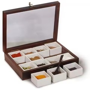 Classic Metal Ingredient Organizer Multi Slot Layout Durable Leak Proof for Efficient Kitchen <b>Storage</b> and Daily Use - Product Image 3